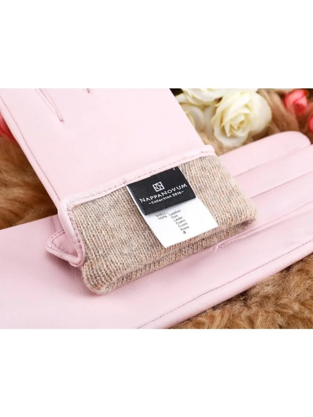 Luxurious Italian Leather Winter Gloves for Women - Lambskin, Touchscreen